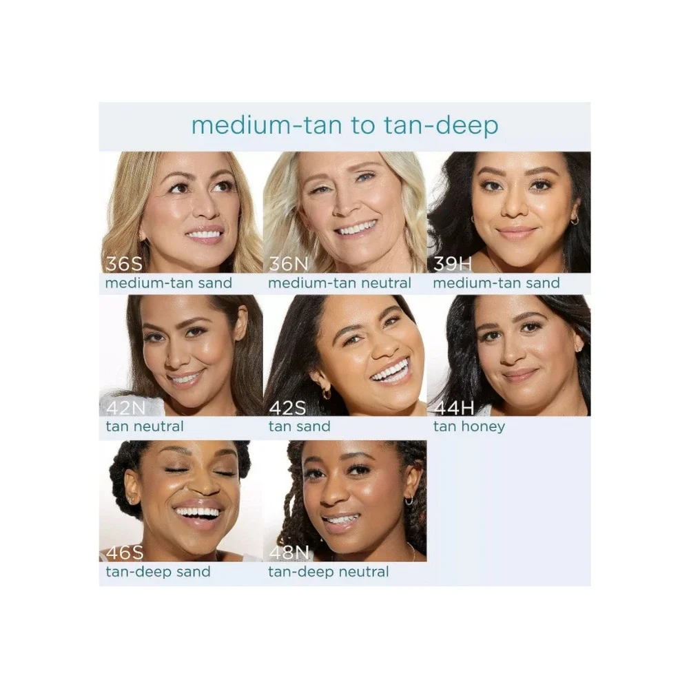 Tarte SEA Hydroflex Serum Foundation 42S Tan Sand Vegan Medium‎ Coverage 0.33 oz